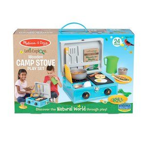 Melissa & Doug Let’s Explore Camp Stove Play Set – 24 Pieces